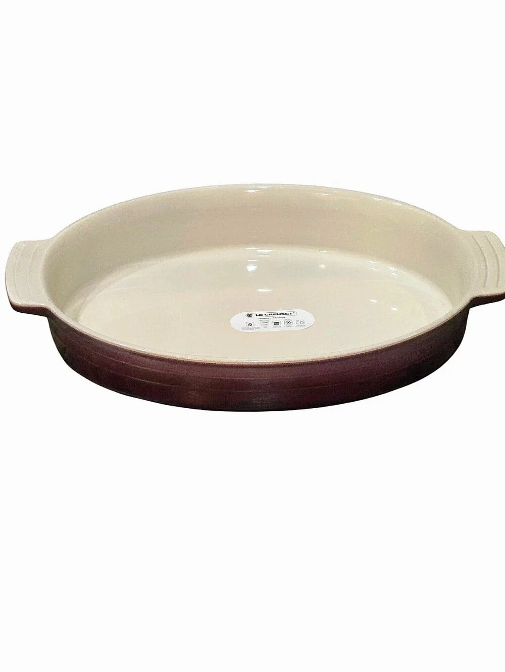 Le Creuset Stoneware 36cm Oval Baking Dish- Fig